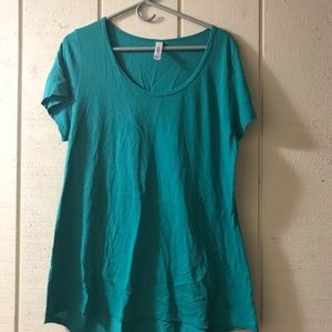 Blue/Green Lularoe Classic-T